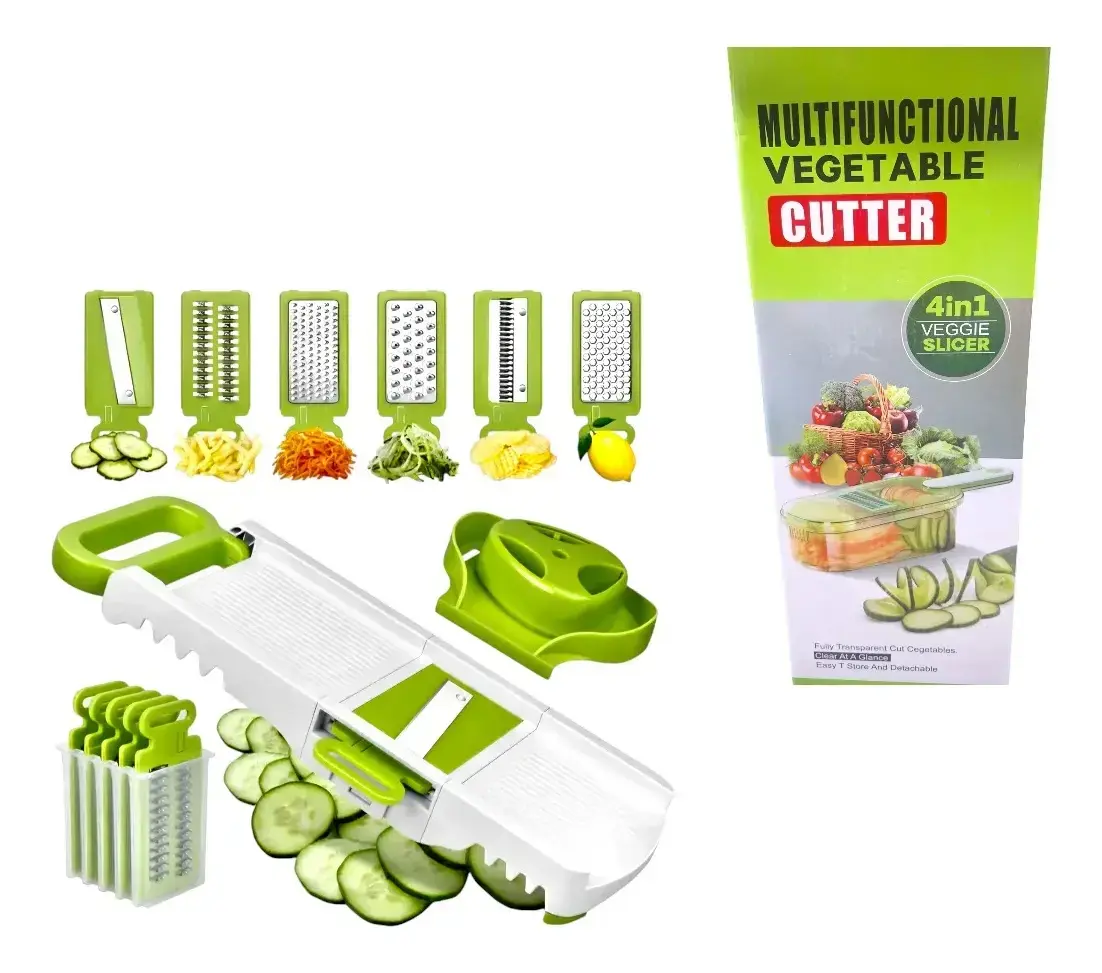 4 in1 Veggie Slicer 6 Pcs