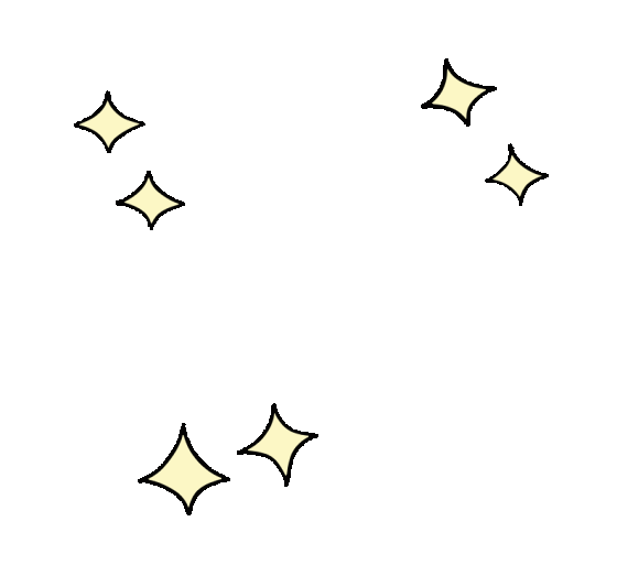 アニメーション 星キラキラ12グレームレート.gif