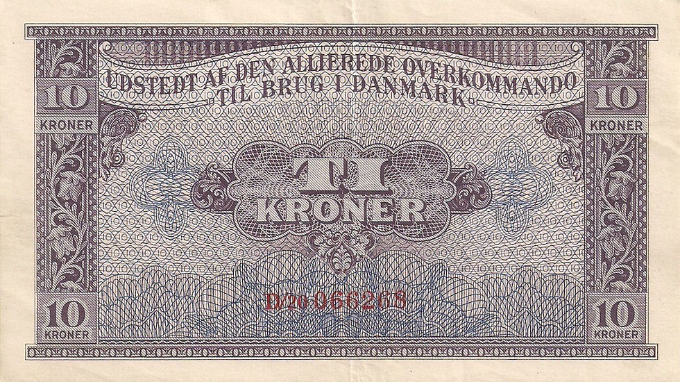 Alliierte Militärzahlungsmittel in Dänemark 1945 