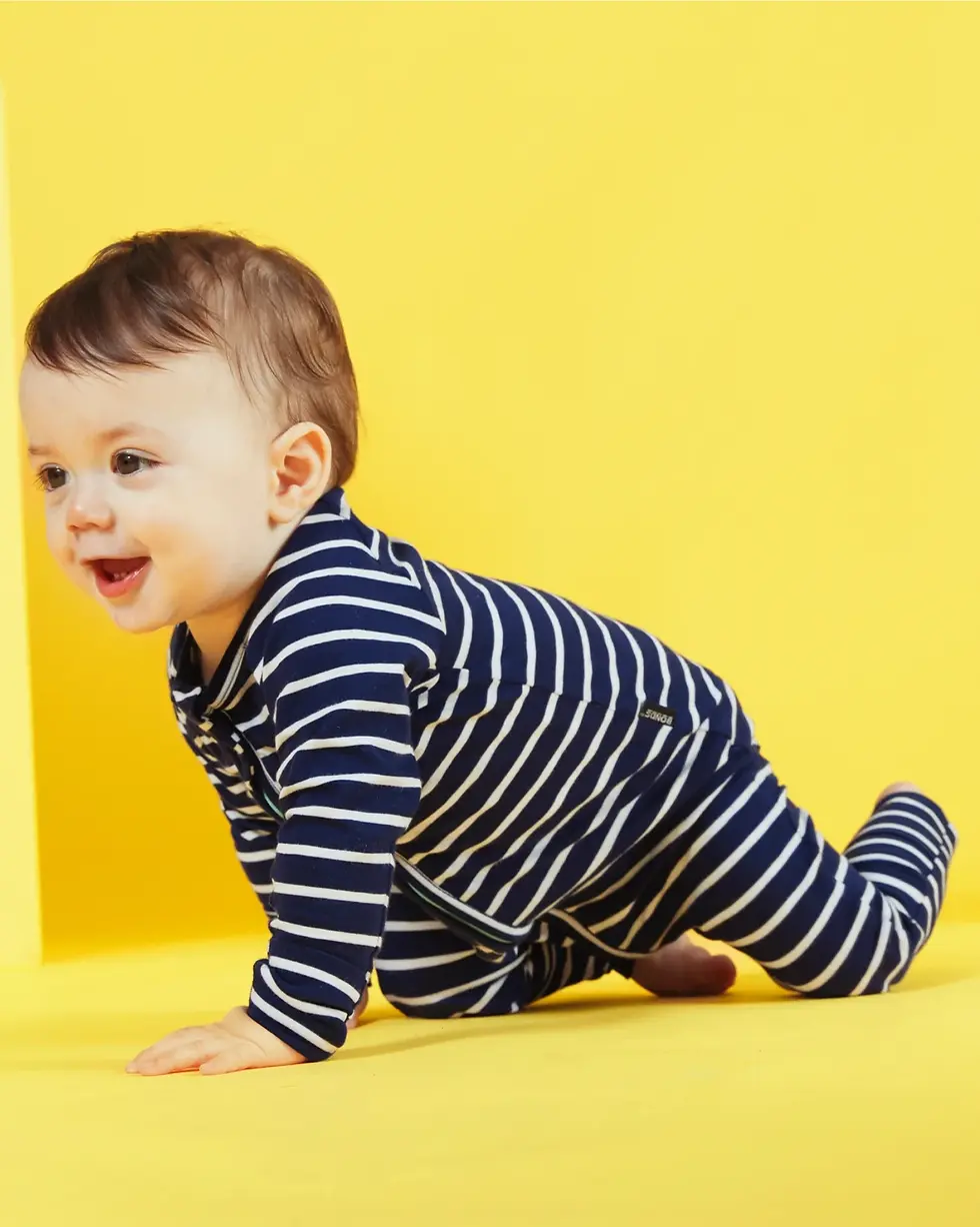 Miniaturbild: Bonds Zip Wondersuit Navy Stripe