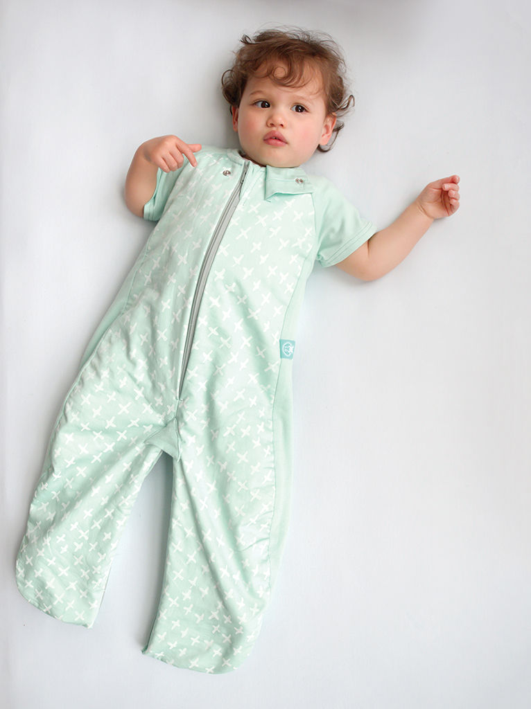 Miniaturbild: ergoPouch Sleep Bag & Suit (in one!) 1.0 Tog (Mint Cross), 2-4 yr