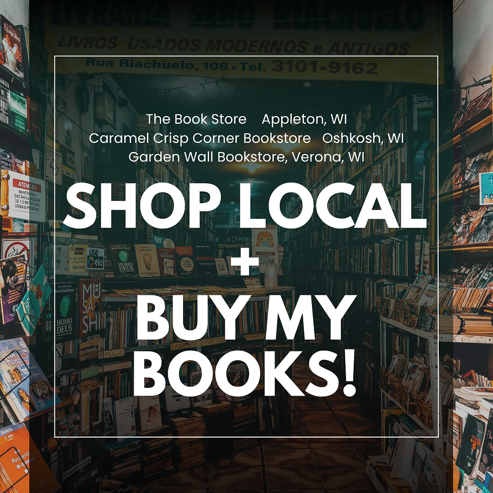 Shop Wisconsin Indie Bookstores and buy my books