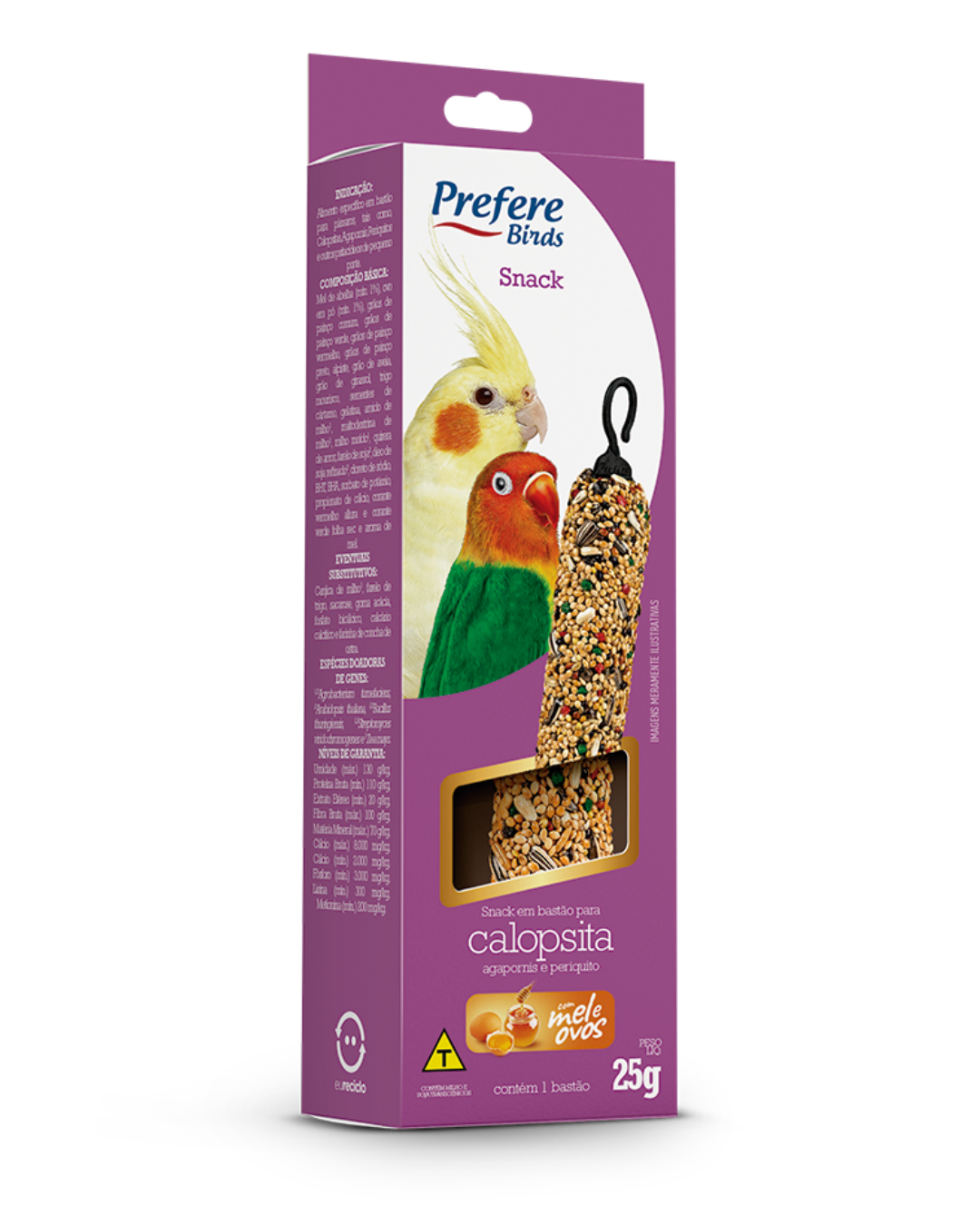 PREFERE BASTAO CALOPSITA TRADICIONAL MINI 25G