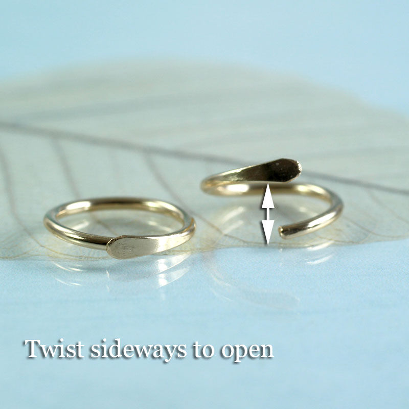 Thumbnail: Silver Sleeper Hoop 11mm Overlap - 1 Pair