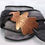 Thumbnail: Copper Oak Leaf Bracelet  Silk Wrap Autumn Leaf