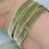 Thumbnail: Silver Ivy Bracelet - Velvet Ribbon Wrap