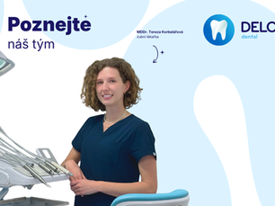 V Delos Dental máme radost, že se náš tým rozrůstá. Nově k nám nastoupila MDDr. Tereza Korbelářová a jsme hrdí, že ji máme právě u nás.
