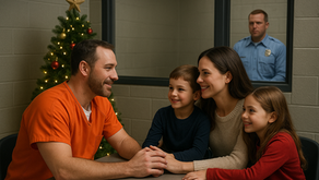 prisoner with family
