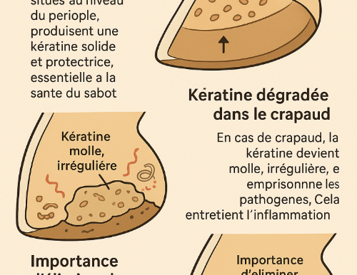 La kératine un composant clé du sabot sain