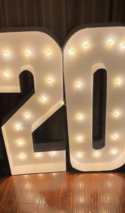 lighted sign