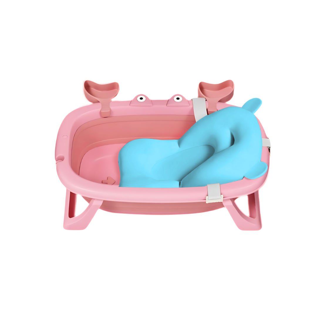 Kit Banheira Siri Rosa E Cama Tibaby®