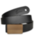 Sleek Cocoa Bronze with Charcoal Black Belt