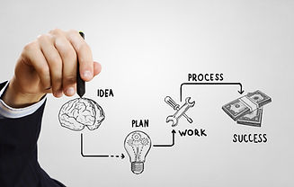 Close up of businessman drawing money making formula.jpg