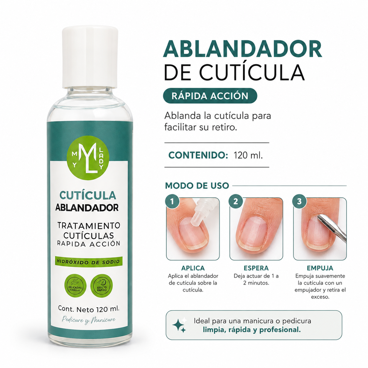 Ablandador de Cutícula 120 ml