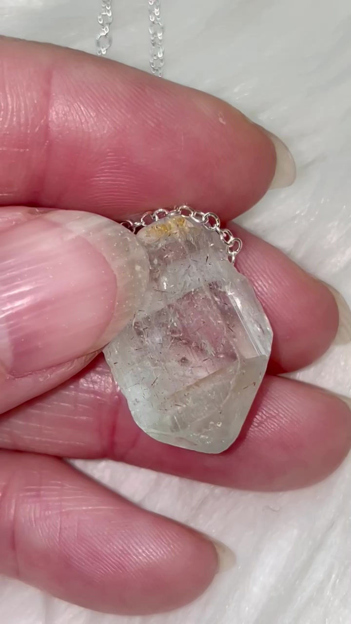 Thumbnail: Blue Topaz Necklace #1
