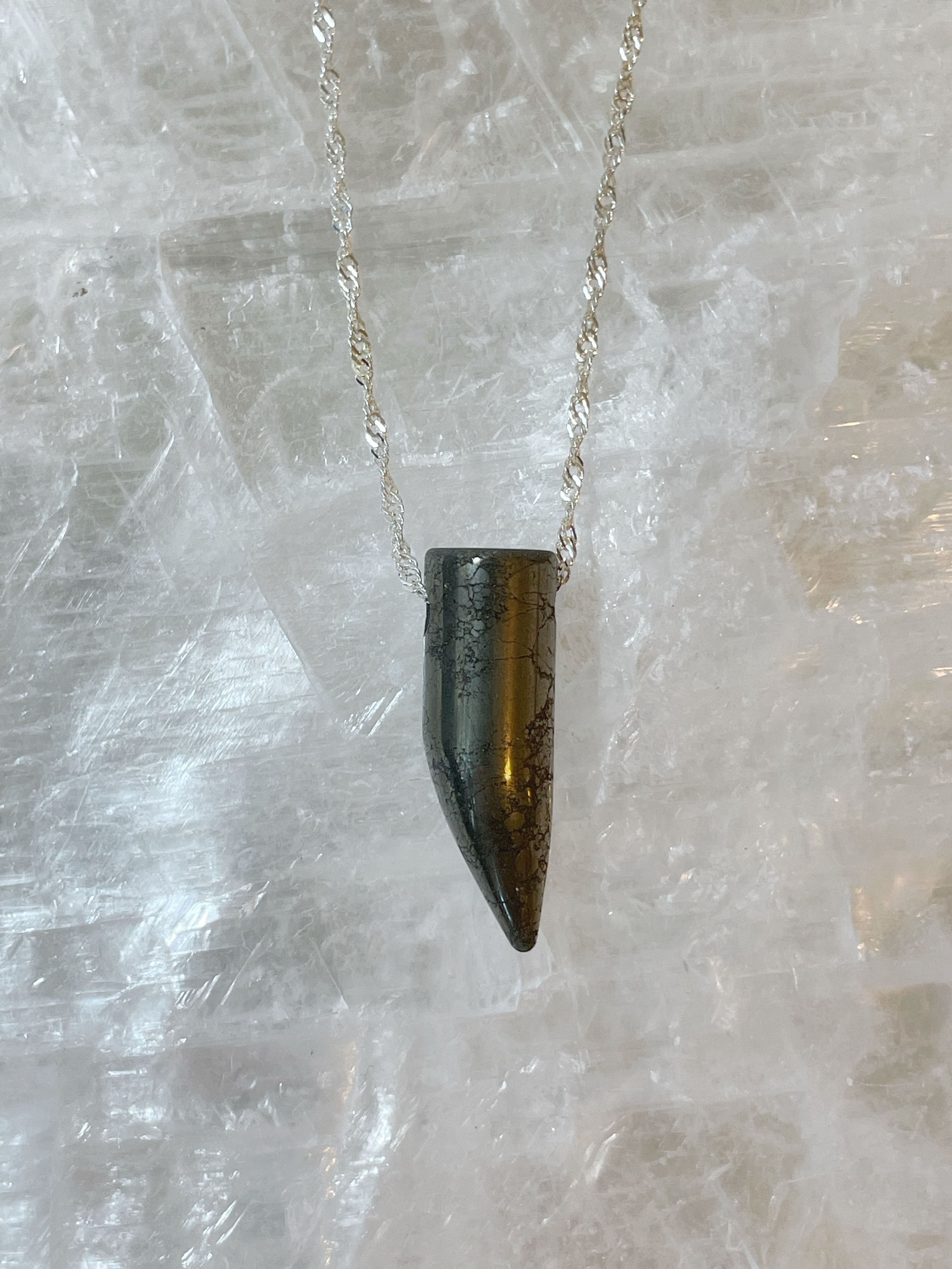 Pyrite Talon Necklaces