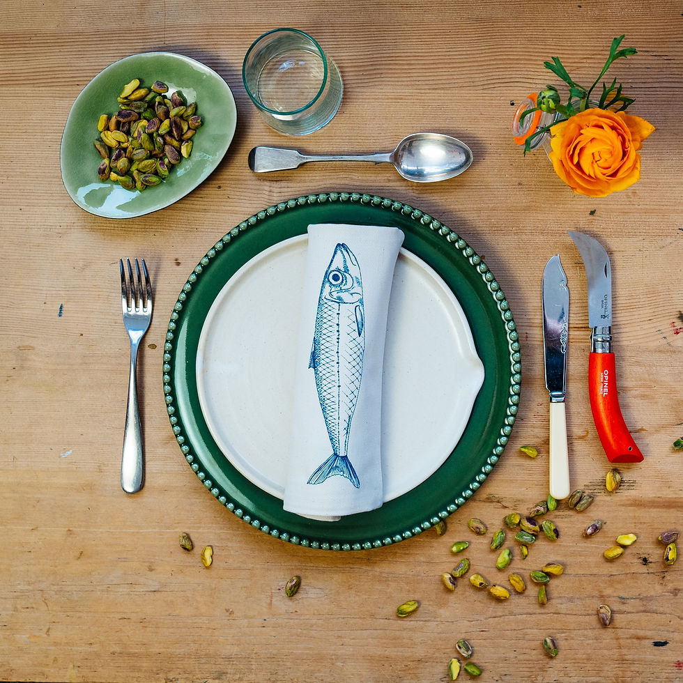 Handmade Sea Food Napkin Gift Set
