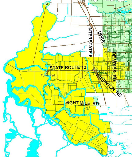Map of Station 74 Response Area