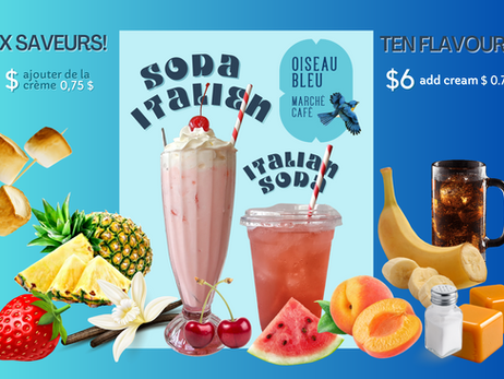 Italian Sodas now available!
