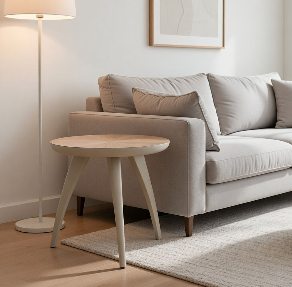 Miniature : Table d'Appoint rond |  Point de Hongrie