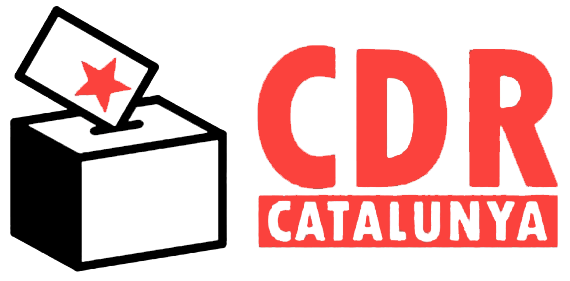 Símbolo de los CDR con urna al lado