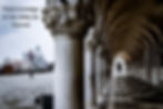 Columnata de la Plaza de San Marcos en Venecia