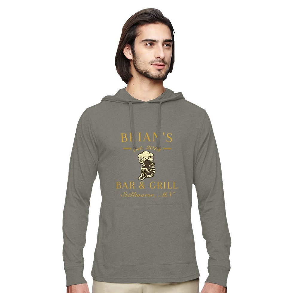 Thumbnail: Unisex Eco Blend Long-Sleeve Pullover Hooded T-Shirt
