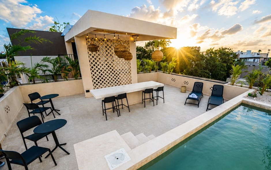 Departamento y estudio en renta | Casa de Mar Playa del Carmen México