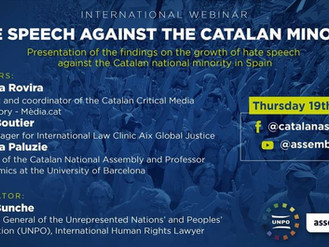 Webinaire - Les discours de haine contre la minorité Catalane
