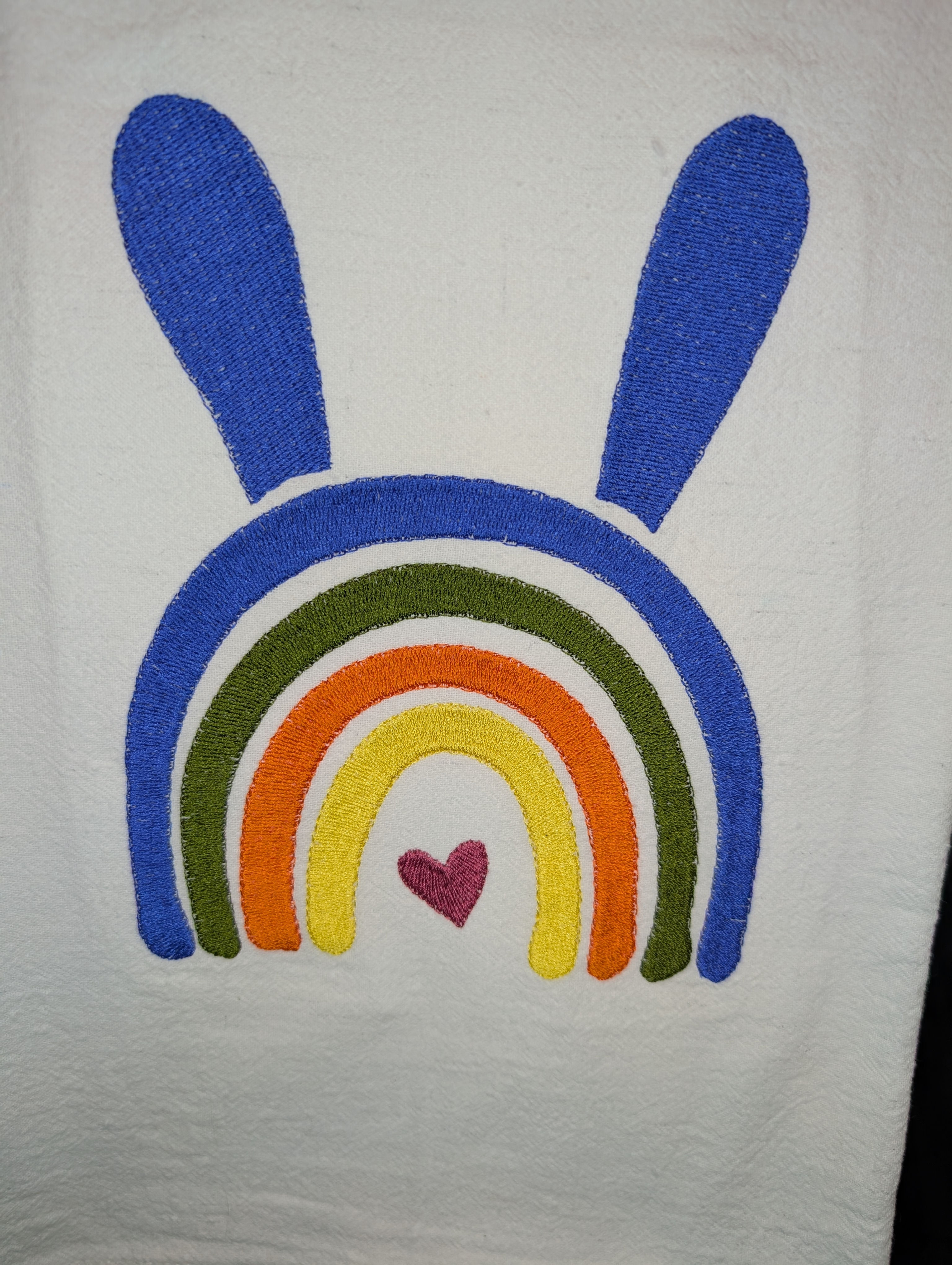 Bunny Rainbow Towel