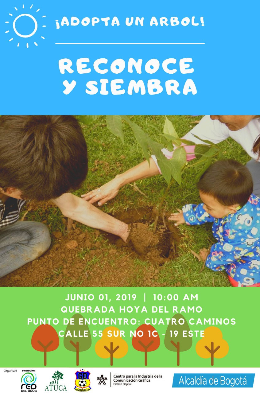 Junto a la Red del Agua, estaremos sembrando y resignificando una Quebrada en la periferia del sur de Bogotá, Colombia. Haz click en la imagen y te contaremos más del evento.
