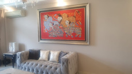 Living area
Artwork by Vivek Kumavat
Venue: Delhi