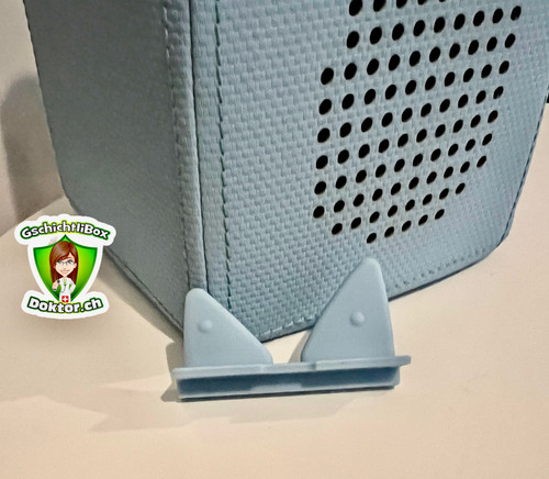 Toniebox-Ohren hellblau | GschichtliBox Doktor