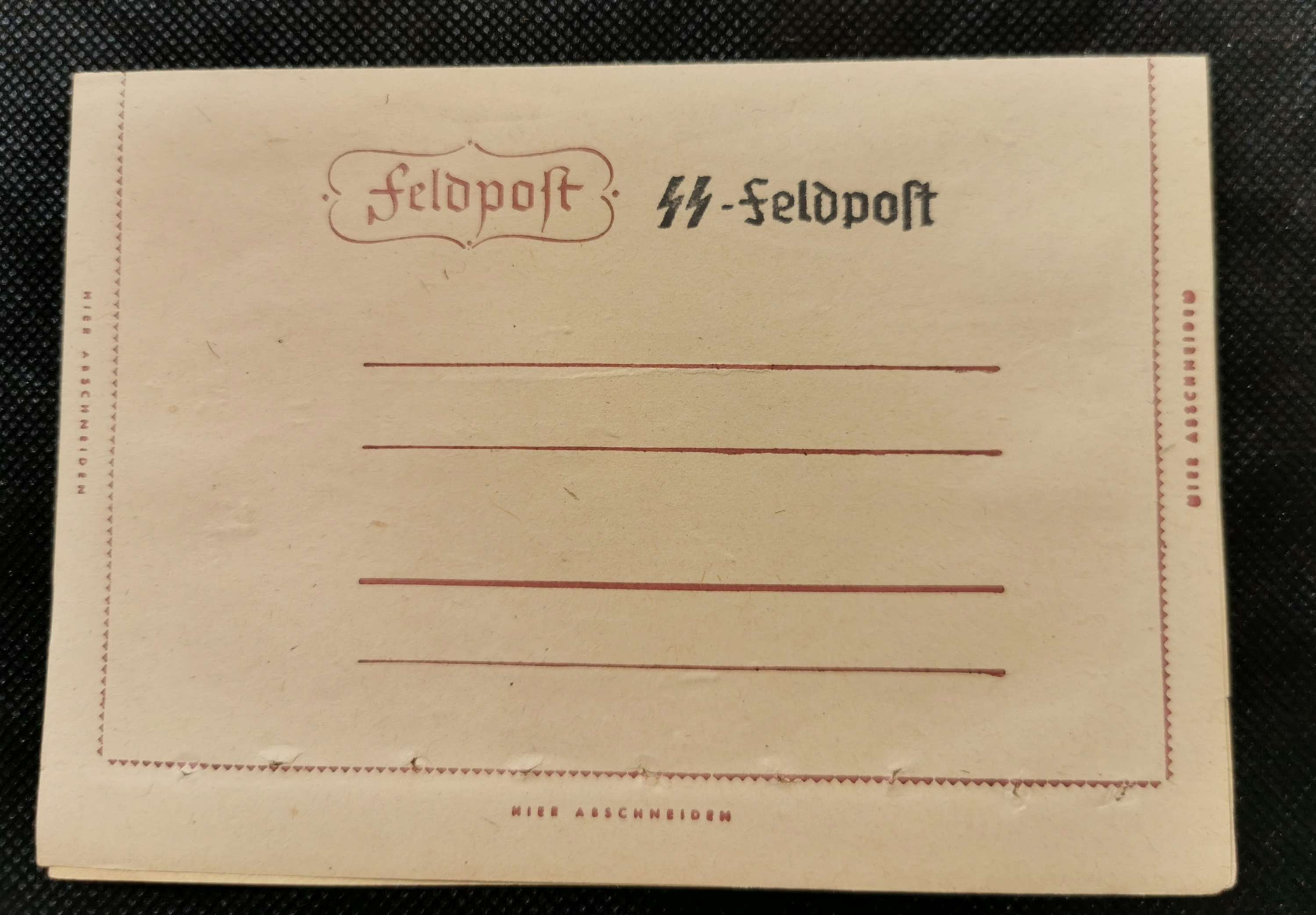 Waffen ss feldpost envelope 