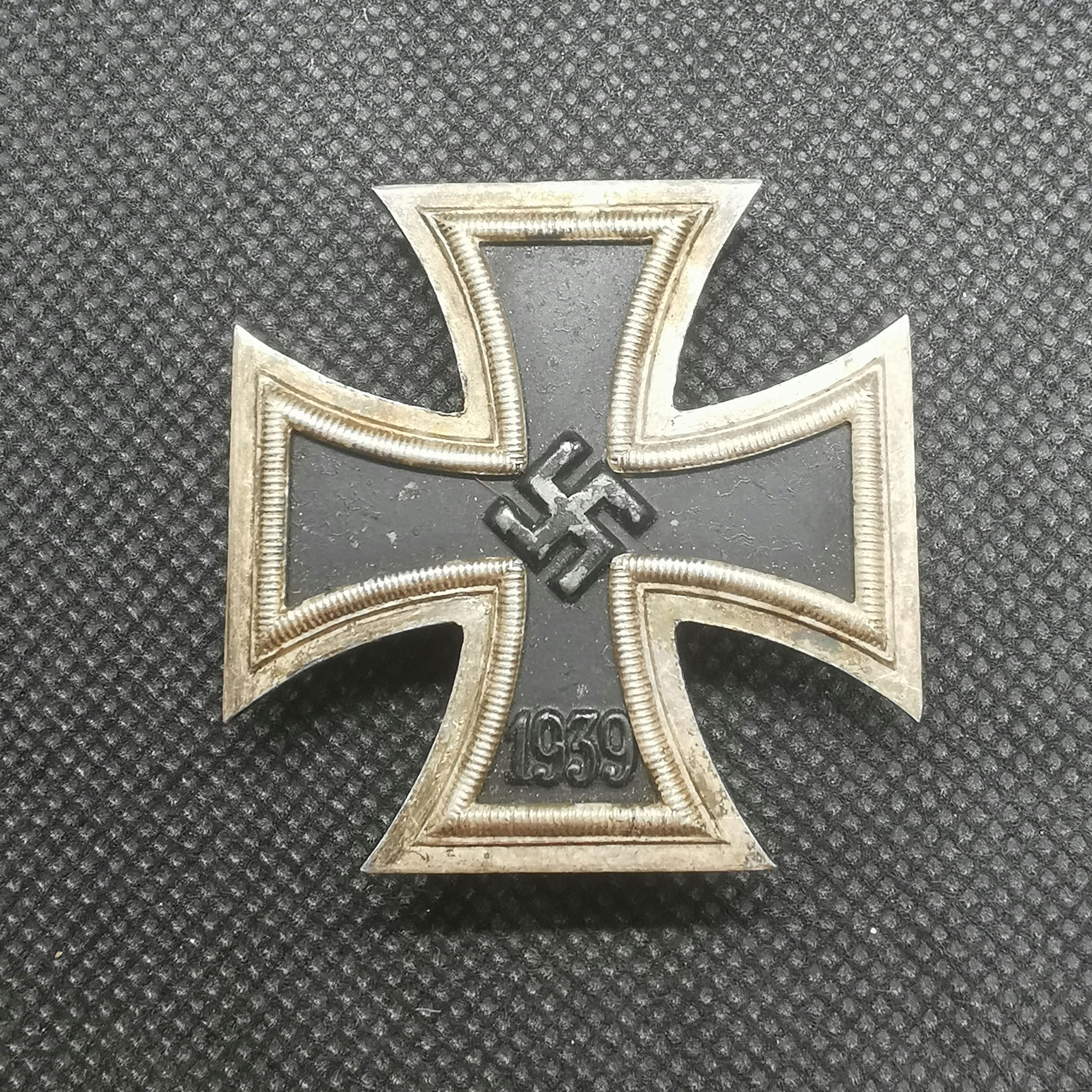 Iron cross 1st class unmarked 