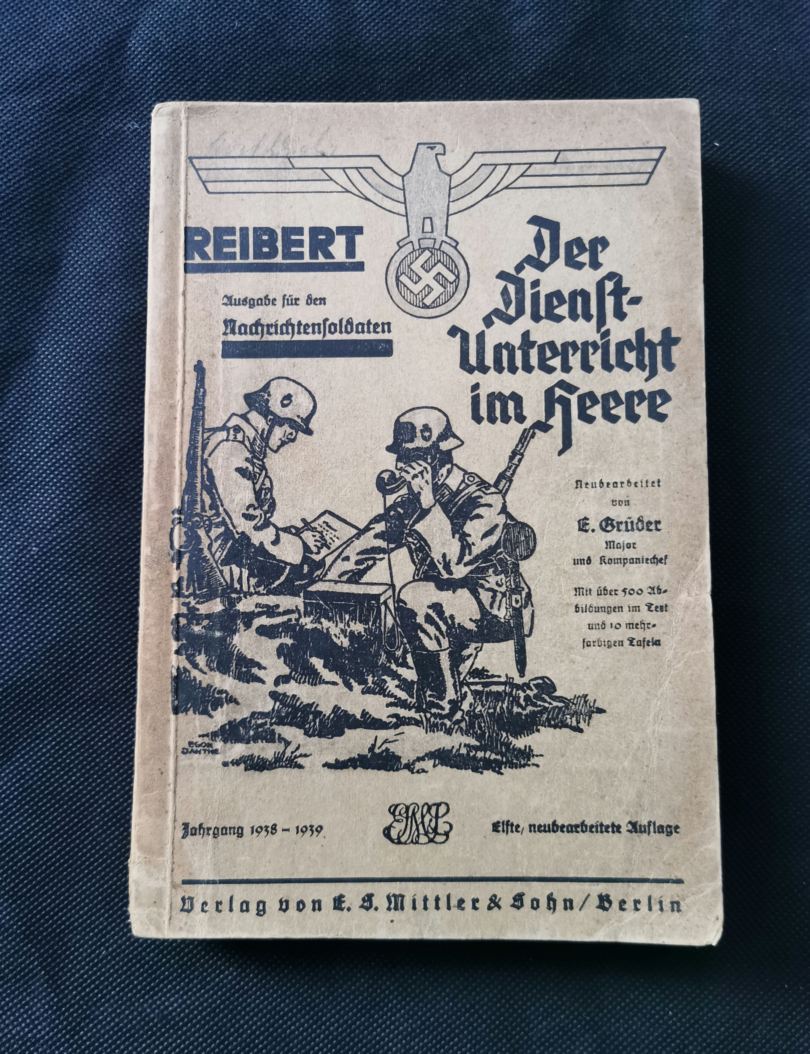 Reibert Ww2 german manual for radiooperator 