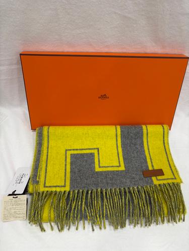 新品!HERMÈS(エルメス) マフラー/ストール /《クレ・ドゥ・H 新品!HERMÈS(エルメス) マフラー/ストール /《クレ・ドゥ・H