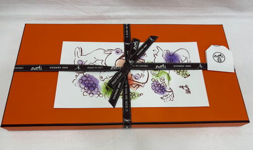 新品2025年新款 HERMÈS（エルメス）カシミヤマフラー 《テオレム