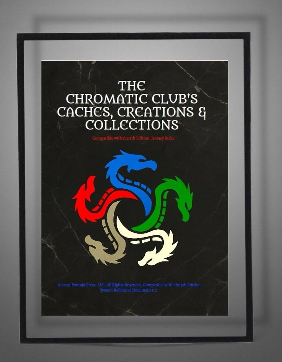 The Chromatic Club's Caches, Creations & Collections