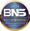 Official 2024 Best in Business Badge for Sultanova Immigration Consulting.png