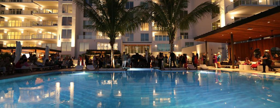 Ribbon-cutting ceremony of "Serena by the sea" a building in Clearwater, Florida. Recently built by GVI Gomez Vazquez International an architectural firm in Mexico. 