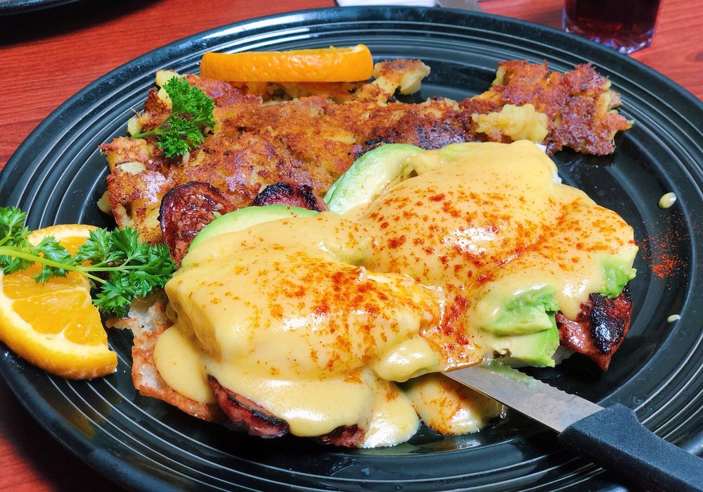 Chicken Apple Sausage Benedict