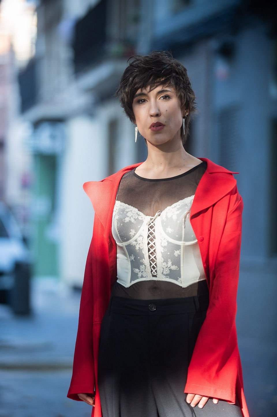 Elisa Forcano, fotografiada hace unos días en Zaragoza. FRANCISCO JIMÉNEZ