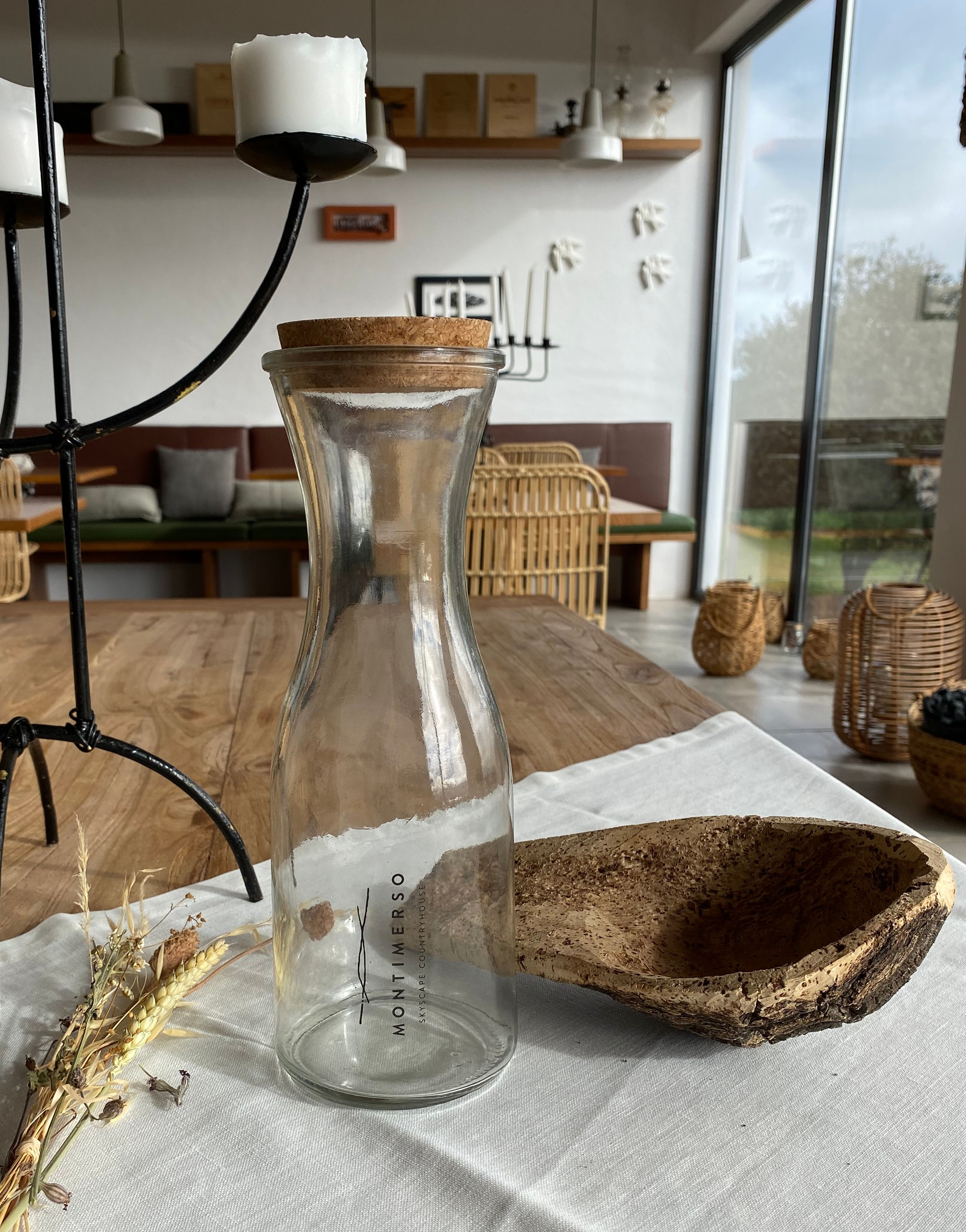 Garrafa de água de vidro Montimerso / Montimerso glass water bottle