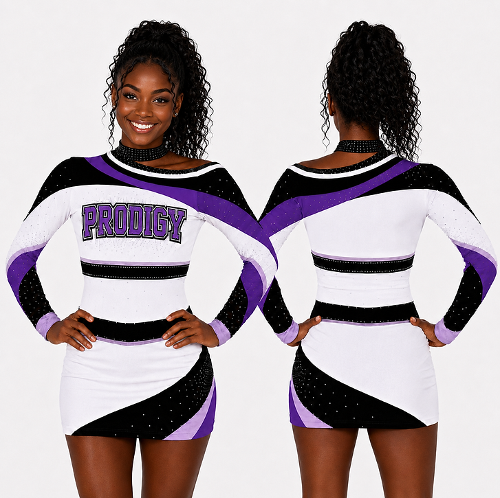 Prodigy Cheer Apparel's Allstar Flow Competition Cheer Uniform