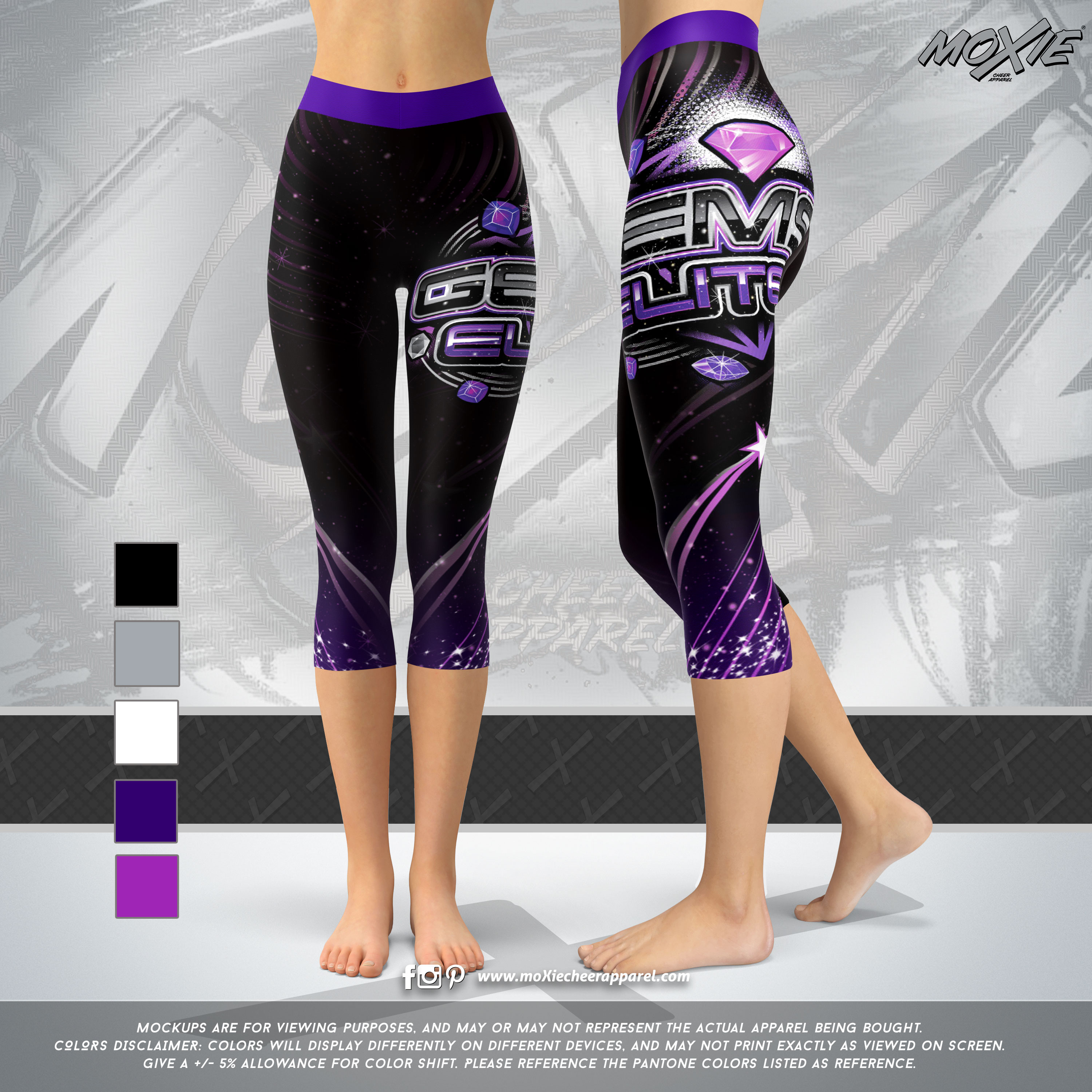 Gems Elite Cheer-CAPRI-moXie PROOF