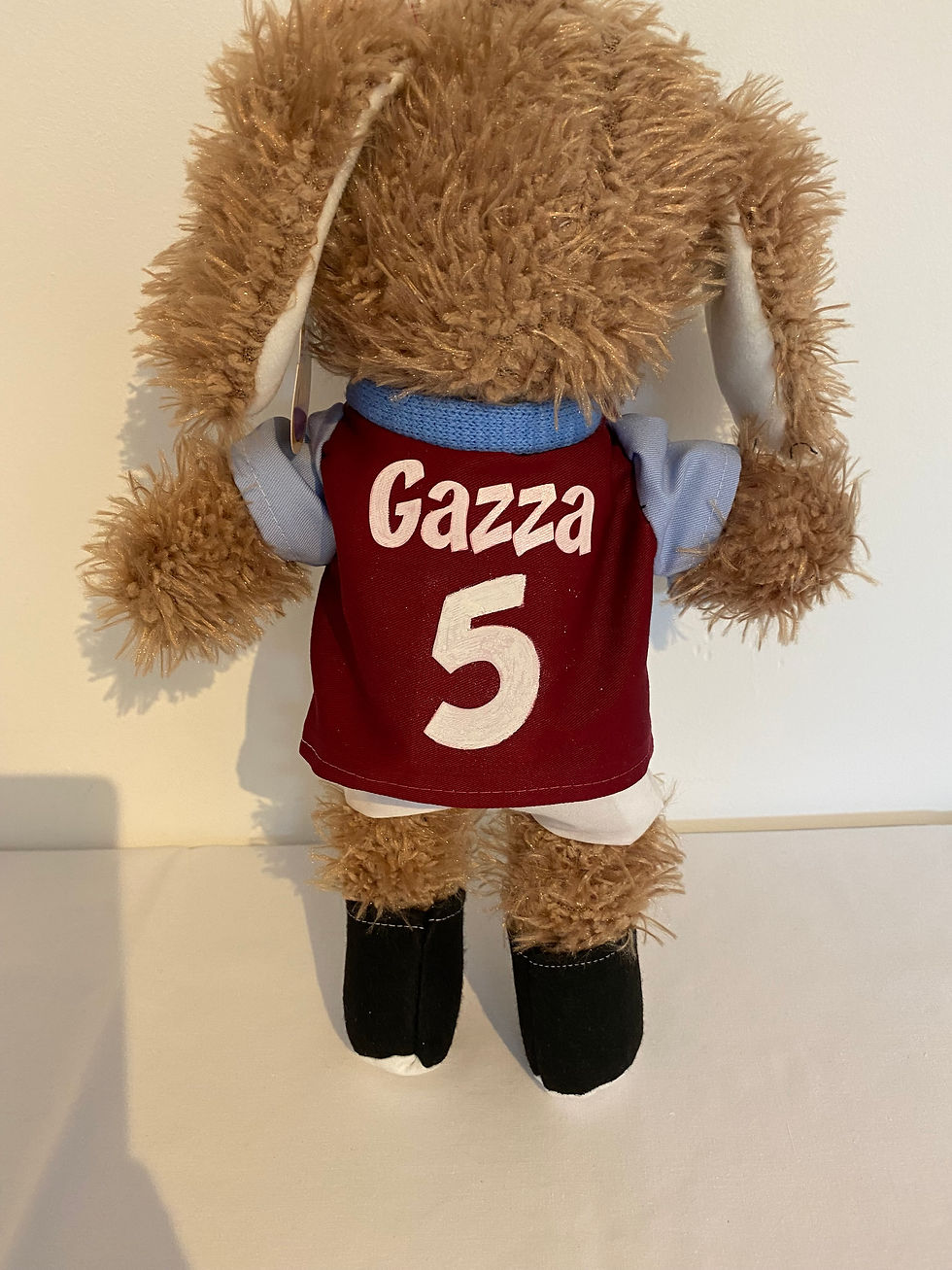 Thumbnail: FOOTBALLER PERSONALISED TEDDY BEAR / PUPPY DOG OPTION NAME & No.