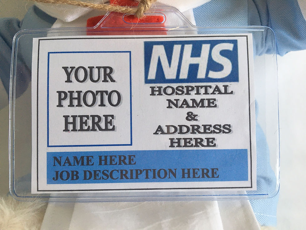 Thumbnail: THANK YOU DOCTOR PERSONALISED TEDDY BEAR GIFT TO SAY THANK YOU