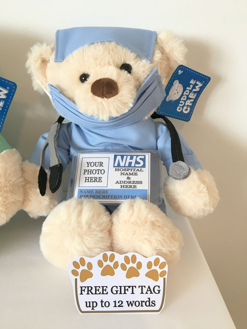 Thumbnail: THANK YOU DOCTOR PERSONALISED TEDDY BEAR GIFT TO SAY THANK YOU