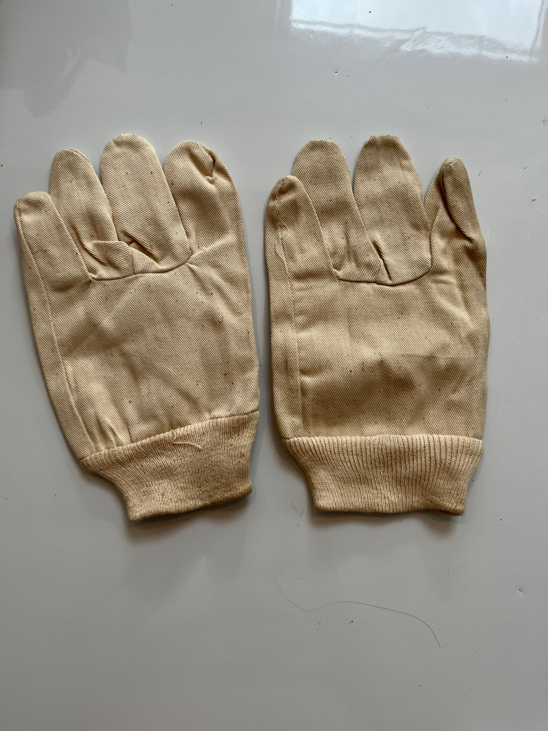 Pair of Canvas Diving Gloves Old Stock 